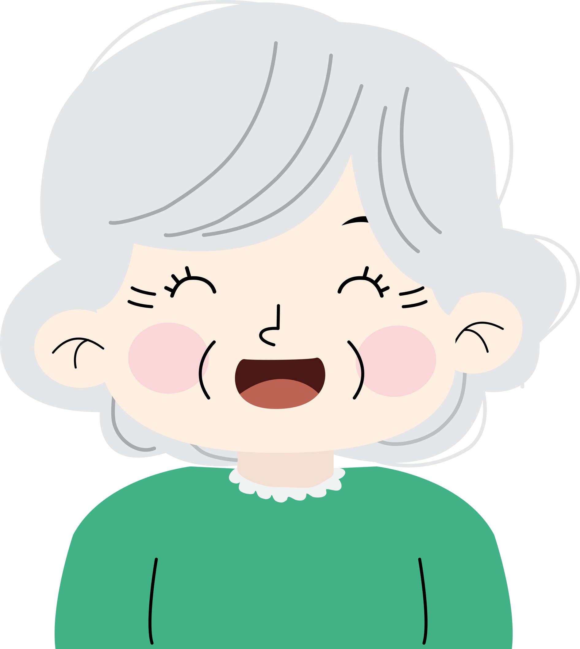 grandma laughing